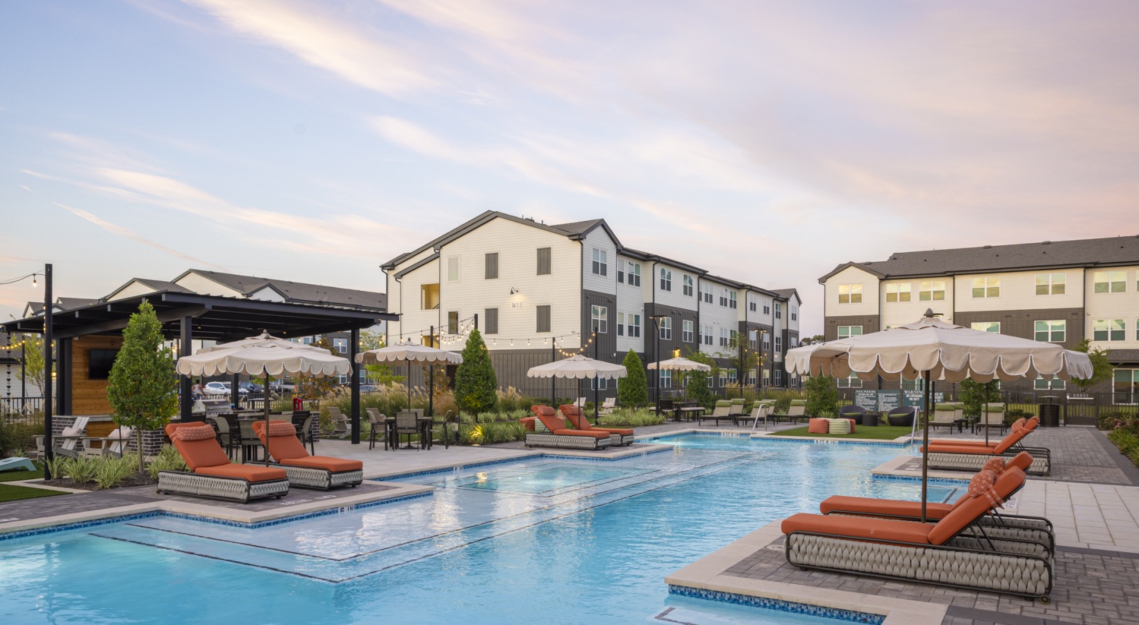 resort style pool