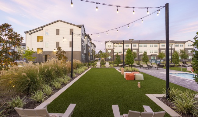 outdoor gaming area